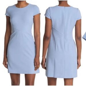 ELIZA J Blue Cap Sleeve Shift Dress - size 6